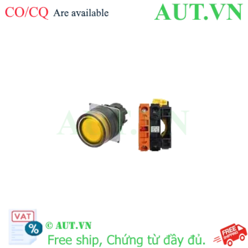 Ảnh của Công tắc nút nhấn Omron A22NL-BGA-TYA-G002-YC