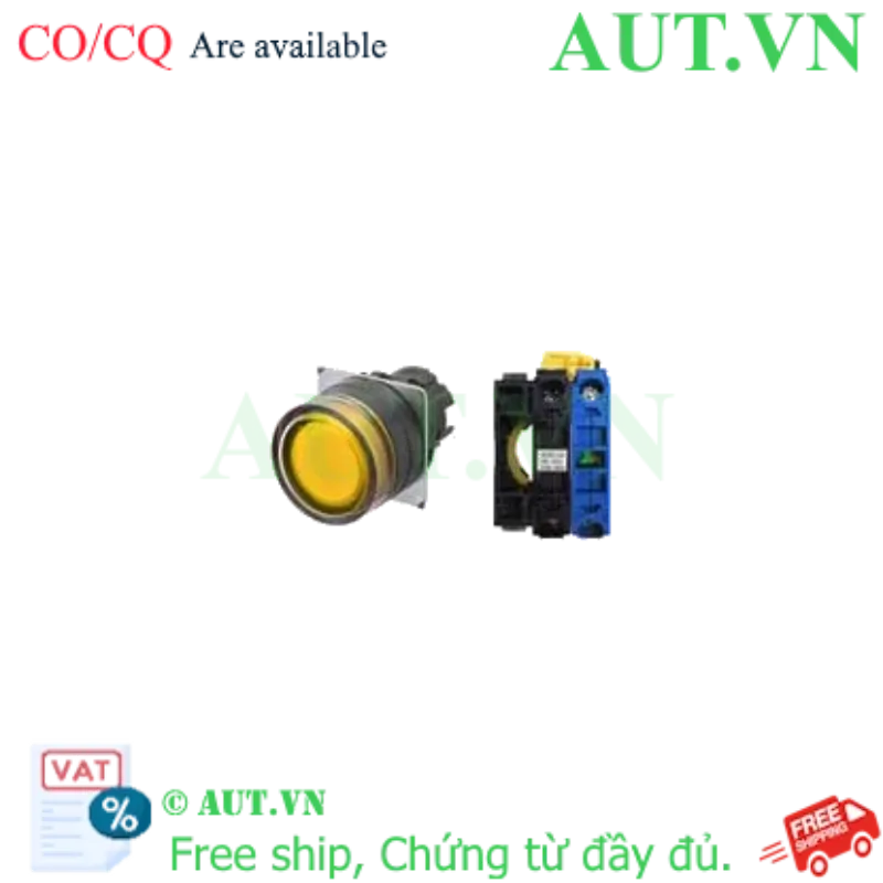 Ảnh của Công tắc nút nhấn Omron A22NL-BGA-TYA-G100-YD