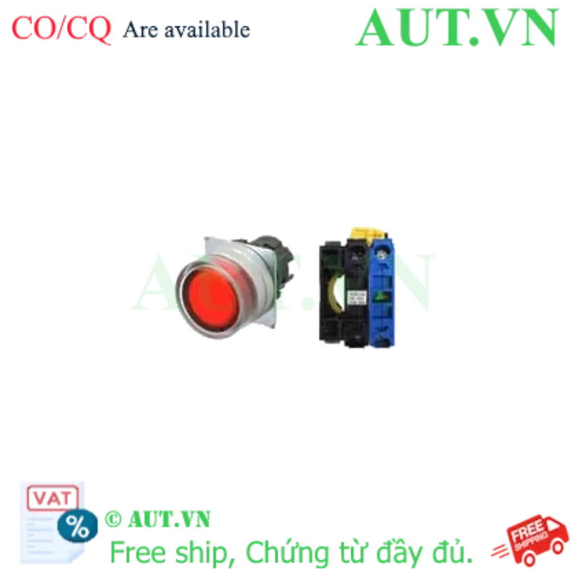 Ảnh của Công tắc nút nhấn Omron A22NL-MGM-TRA-G100-RB