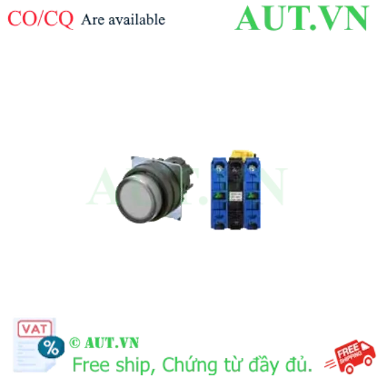 Ảnh của Nút Nhấn Omron A22NL-BPM-TWA-G101-YA - Tiếp Điểm 2NO, Đèn LED 6V, Chuẩn IP66 Chống Nước