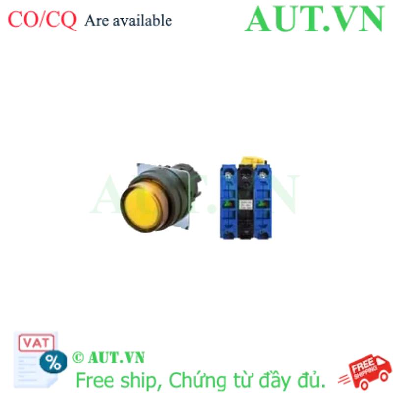 Ảnh của Công tắc nút nhấn Omron A22NL-BPM-TYA-G101-YC