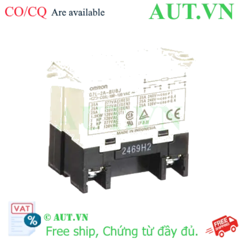 Ảnh của Rơ le trung gian Omron G7L-2A-BUBJ AC100/120