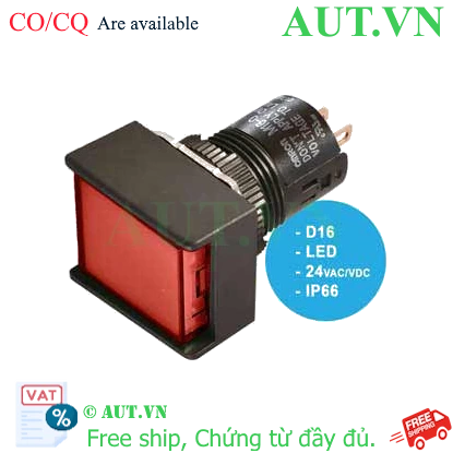 Ảnh của Công tắc nút nhấn Omron M165-JR-24D