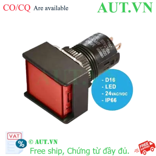 Ảnh của Công tắc nút nhấn Omron M165-JR-24D