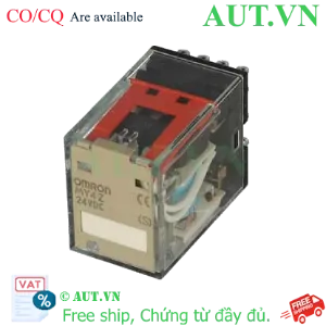 Ảnh của Rơ le trung gian Omron MY4Z DC24 (S) 14 Chân | Tiếp điểm mạ vàng, Có chốt Test