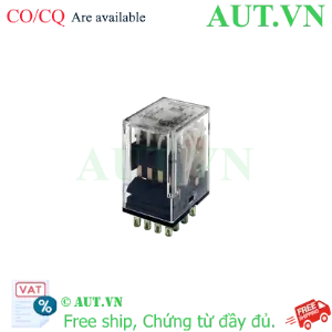 Ảnh của Rơ Le Trung Gian Omron MY4N-AC24 | 24VAC, 4PDT, 14 Chân Có LED - AUT VN