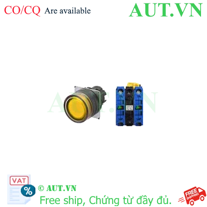 Ảnh của Công tắc nút nhấn Omron A22NL-BGM-TYA-G101-YD