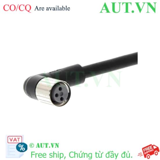 Ảnh của Cáp Cảm Biến Omron XS3F-M8PUR3A2M - Đầu M8 Góc 90°, Nhựa PUR Chống Dầu, 2m
