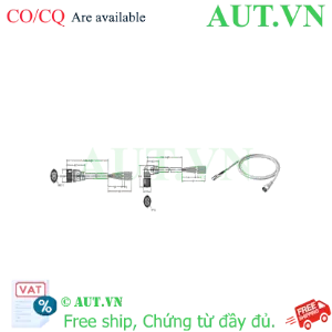 Ảnh của Cable cho cảm biến Omron XS5F-D42B-C80-PR