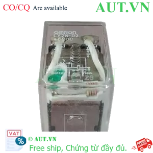 Ảnh của Rơ le trung gian Omron LY2N-D2 DC48 - 8 Chân, 10A, 48VDC (Có LED)