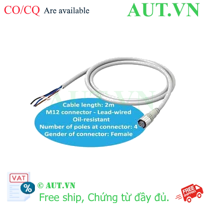 Ảnh của Cable cho cảm biến Omron XS5F-D421-C80-F