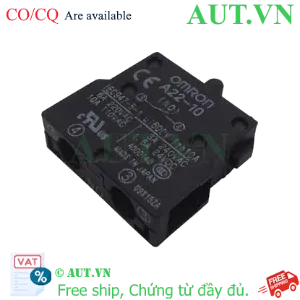 Ảnh của Khối Tiếp Điểm Omron A22-10S (1NO) - Tiếp Điểm Bạc Chịu Tải 10A Chính Hãng AUT VN