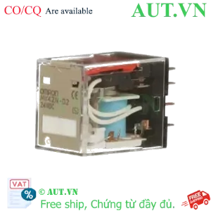 Ảnh của Rơ le trung gian Omron MY4ZN-D2 DC24 (S) - 14 Chân, 4PDT, Có LED & Diode chống sốc