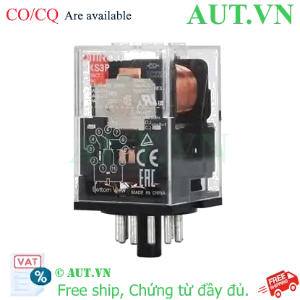 Ảnh của Rơ le trung gian Omron MKS3P DC220V | 3PDT 10A, 11 Chân, LED/Test - AUT VN