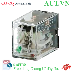 Ảnh của Rơ Le Trung Gian Omron LY2N-D2 DC24V | 8 Chân, 10A, Tích Hợp Diode Chống Xung PLC