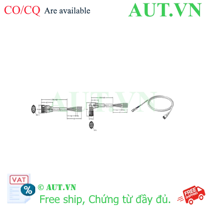 Ảnh của Cable cho cảm biến Omron XS5F-D42C-C80-PR