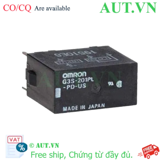 Ảnh của Relay Bán Dẫn Omron G3S-201PL DC24 | 1A, Gắn PCB, Đóng Cắt Siêu Tốc & Siêu Bền
