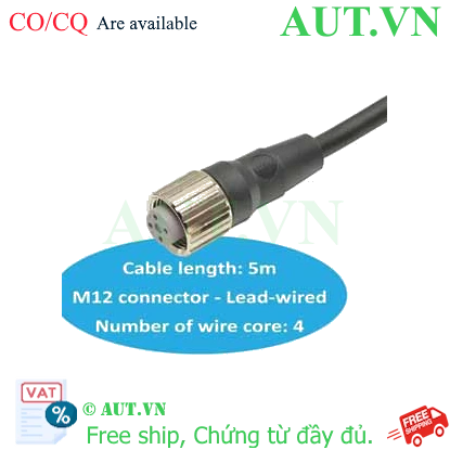 Ảnh của Cable cho cảm biến Omron XS2F-M12PVC4S5M