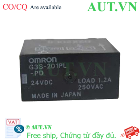 Ảnh của Relay Bán Dẫn Omron G3S-201PL-PD DC24 - Tải 1.2A, 100-240VAC, Độ Bền Cao