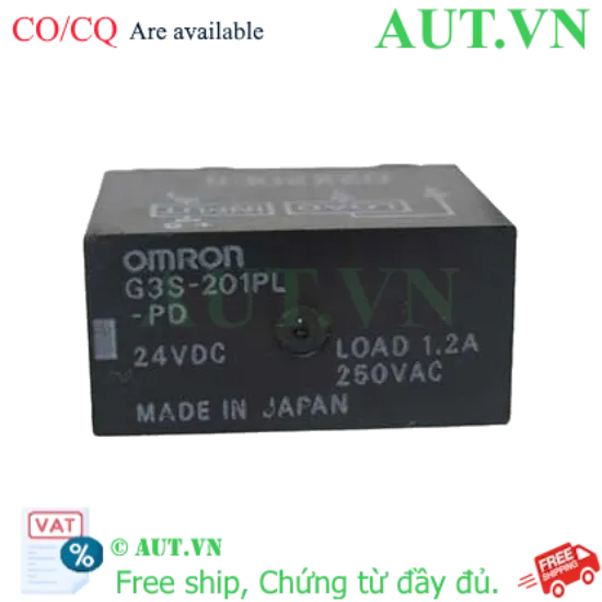 Ảnh của Relay Bán Dẫn Omron G3S-201PL-PD DC24: Đóng Ngắt Siêu Tốc, Tải 1.2A, Tuổi Thọ Vĩnh Cửu - AUT VN