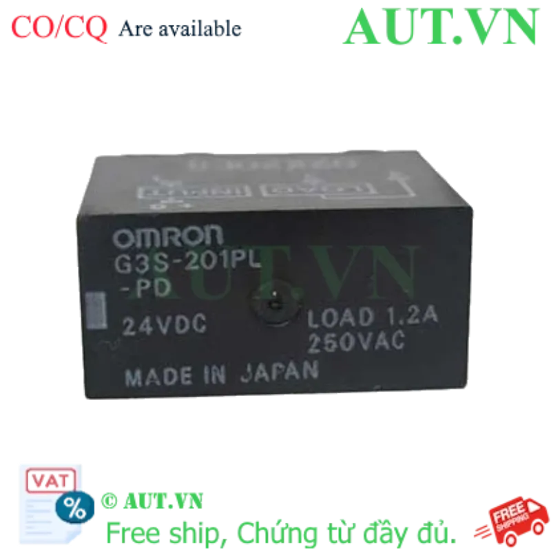 Ảnh của Relay Bán Dẫn Omron G3S-201PL-PD DC24 | Đóng Ngắt Siêu Tốc, 1.2A, Gắn PCB