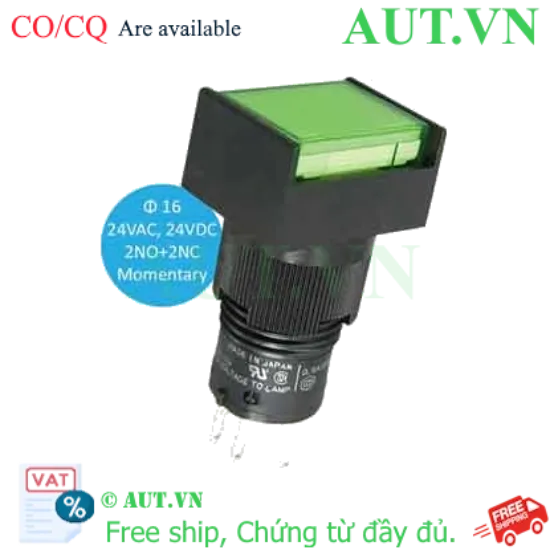 Ảnh của Công tắc nút nhấn Omron A3CJ-90A1-24EG