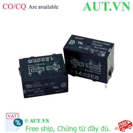 Ảnh của Relay Bán Dẫn Omron G3S-201PL-PD-US DC24 - 1.2A, Ngõ Vào 24VDC, Độ Bền Cao
