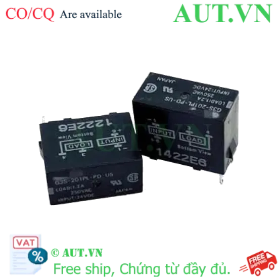 Ảnh của Relay Bán Dẫn Omron G3S-201PL-PD-US DC24: 1.2A, Gắn PCB, Đóng Ngắt Siêu Tốc