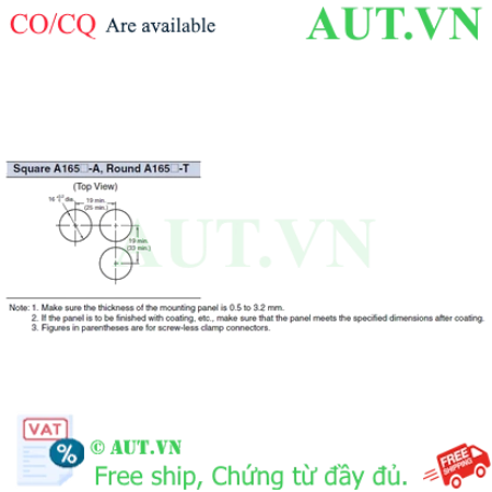 Ảnh của Công tắc nút nhấn Omron A165S-T2A-1