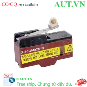 Ảnh của Công tắc hành trình Omron X-10GM22S-B | SPDT 10A, Cần gạt con lăn ngược, Chính hãng AUT VN
