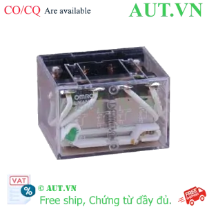 Ảnh của Rơ Le Trung Gian Omron LY4N-D2 DC24V - 14 Chân, 4PDT, Có Diode Bảo Vệ PLC | AUT VN