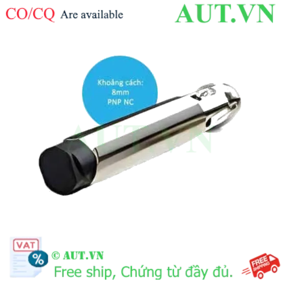 Ảnh của Cảm biến tiệm cận Omron E2B-M12KN08-M1-B2 | Thân M12, Phát hiện 8mm, PNP NC - Chính hãng AUT VN