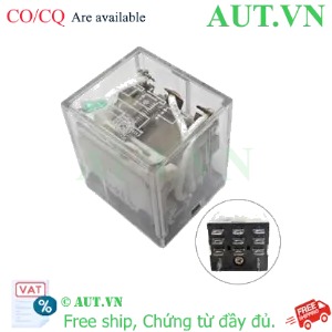 Ảnh của Rơ le trung gian Omron LY3N-D2 DC24 - 3PDT, 10A, 24VDC (Có Đèn LED & Diode)