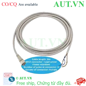 Ảnh của Cable cho cảm biến Omron XS5F-D421-E80-F