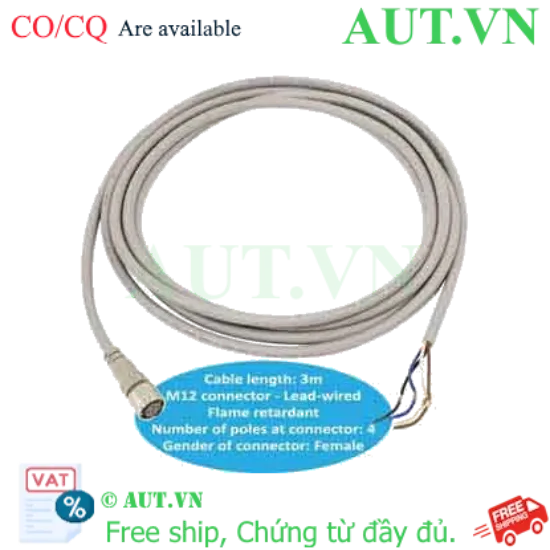 Ảnh của Cable cho cảm biến Omron XS5F-D421-E80-F