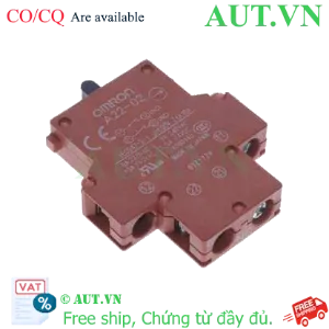 Ảnh của Khối Tiếp Điểm Omron A22-02S (2NC) - Chịu Tải 10A, Tích Hợp Vòng Giữ, Chính Hãng AUT VN