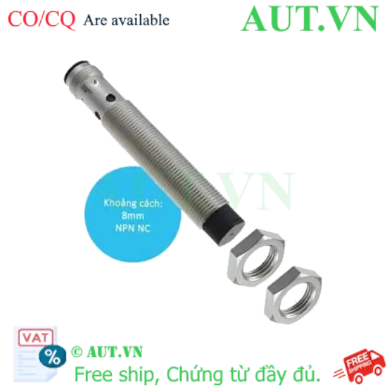 Ảnh của Cảm biến tiệm cận Omron E2B-M12LN08-M1-C2: M12, NPN NC, 8mm - Chính xác, Chống nước IP67, Chính hãng AUT VN