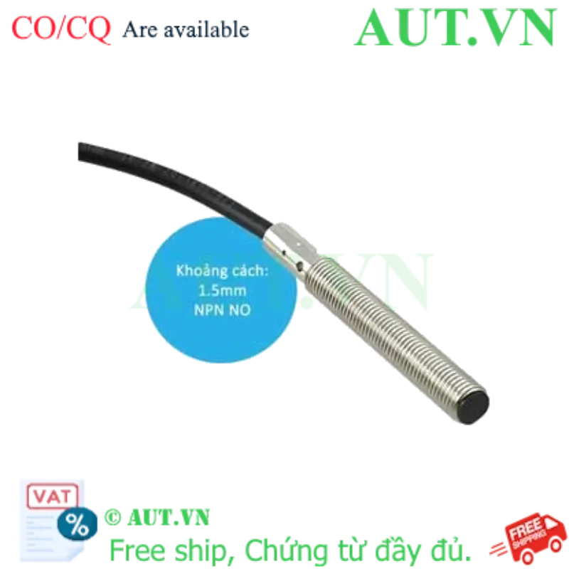 Ảnh của Cảm biến tiệm cận Omron E2B-S08LS01-WP-C1 | M8, NPN NO, Vỏ Thép SUS303 Siêu Bền