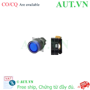 Ảnh của Nút Nhấn Có Đèn Omron A22NL-BGA-TAA-P002-AA | 1NC, Nhấn Giữ, Xanh 6V