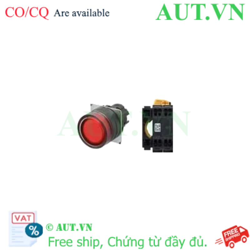 Ảnh của Công tắc nút nhấn Omron A22NL-BGA-TRA-P100-RB