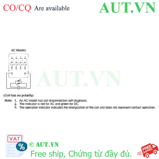 Ảnh của Rơ le trung gian Omron MY4ZN AC24