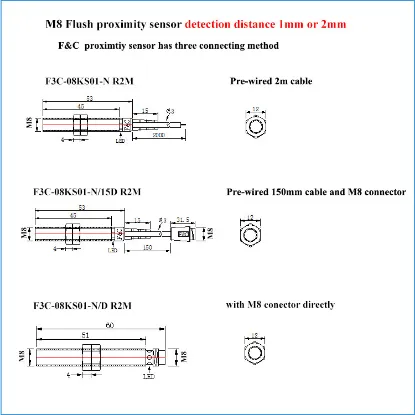 Ảnh của Cảm Biến Tiệm Cận F&C F3C-08KS01-N R2M