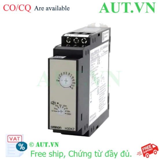 Ảnh của Timer Omron H3DKZ-A2 AC/DC 24-240V | Siêu Mỏng 22.5mm, Dải Thời Gian Rộng, Chính Hãng AUT VN