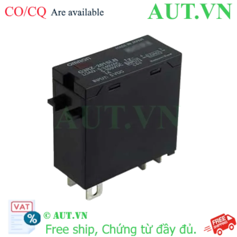 Ảnh của Relay Bán Dẫn Omron G3RZ-201SLN DC5 | 5VDC, 1A, Lắp Thanh Ray DIN