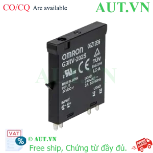 Ảnh của Relay Bán Dẫn Omron G3RV-202S DC24: 2A, Zero-Cross, Siêu Mỏng 6.2mm