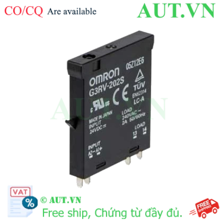 Ảnh của Relay Bán Dẫn Omron G3RV-202S DC24 - 2A, 100-240VAC, Thiết Kế Siêu Mỏng