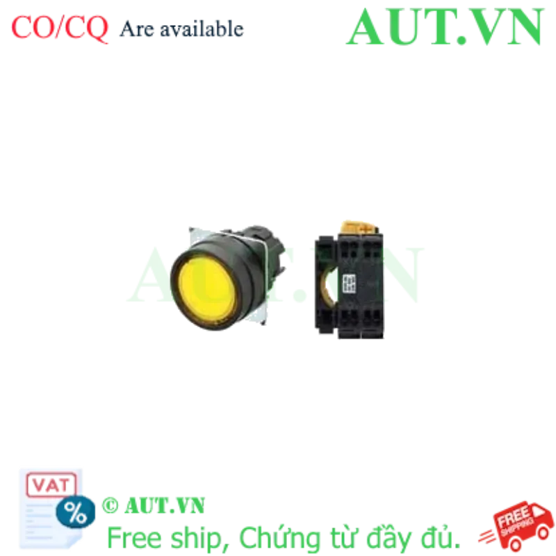 Ảnh của Công tắc nút nhấn Omron A22NL-BNA-TYA-P100-YD