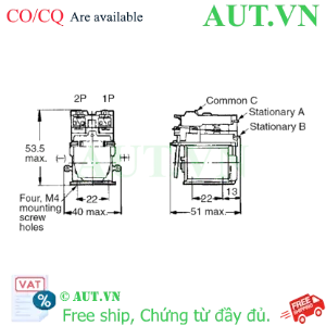 Ảnh của Rơ le trung gian Omron MM2 DC100/110