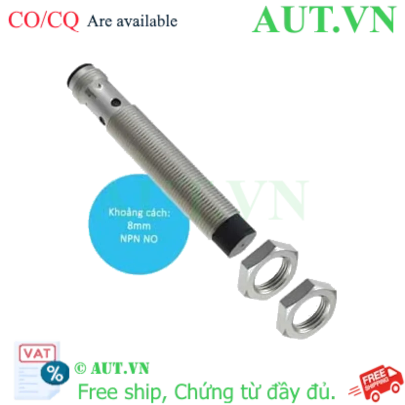 Ảnh của Cảm biến tiệm cận Omron E2B-M12LN08-M1-C1 | M12, 8mm, NPN-NO - Siêu nhạy, IP67, Chính hãng AUT VN