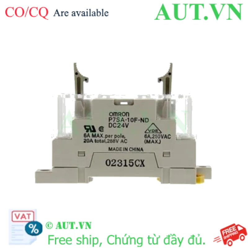 Ảnh của Đế Rơ Le Omron P7SA-10F-ND DC24 - 10 Chân, 6A, Có Đèn LED Chỉ Báo